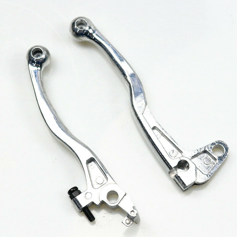 Chrome Brake Lever Clutch Lever For Motorcycle Suzuki DR250 650 DRZ400 Custom