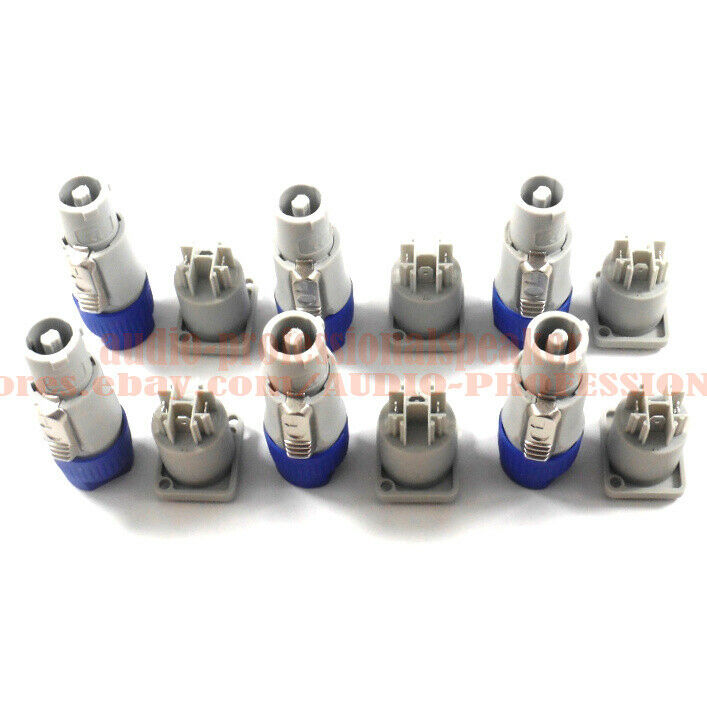 10 x ProCraft PC-TSC044 AC Cable End Power Out Gray 20Amp Mates Female Powercon