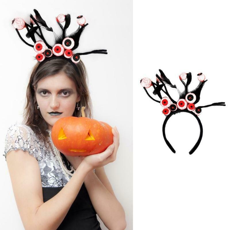Halloween Costume Crazy Eyeballs Headband Dress-up Headpiece Novelty Headdress