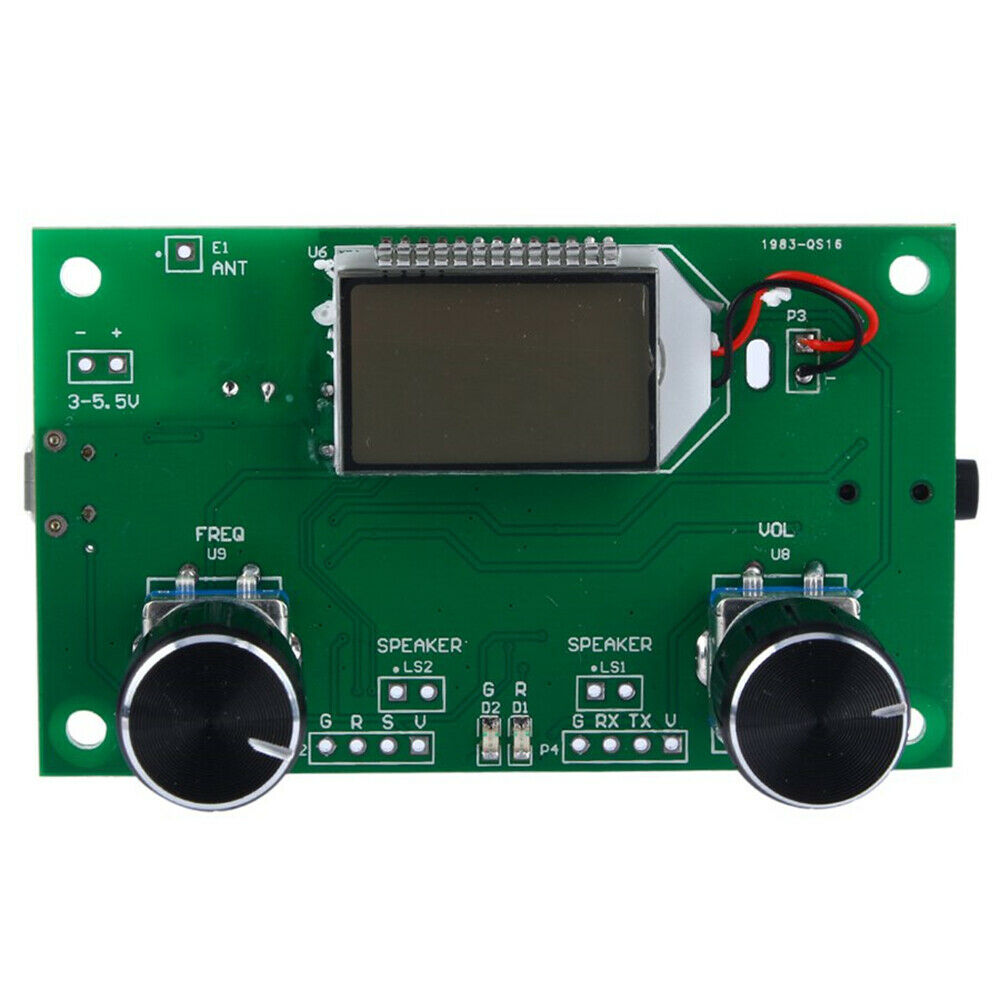 Upgraded DSP PLL Digital LCD Stereo FM Radio Receiver Module 87-108MHz