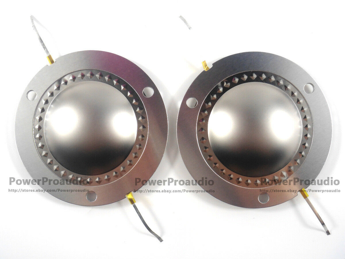 2PCS Titanium Diaphragm, 44.4mm repair kit Voice coil ccaw wire 8 ohm