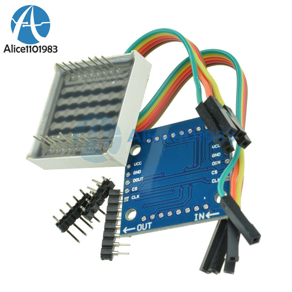 10PCS Arduino microcontroller MAX7219 dot matrix module control Display DIY KIT