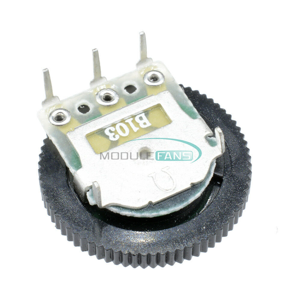 5PCS Gear Potentiometer B103 10K Single Joint Dial Potentiometer 16 X 2MM