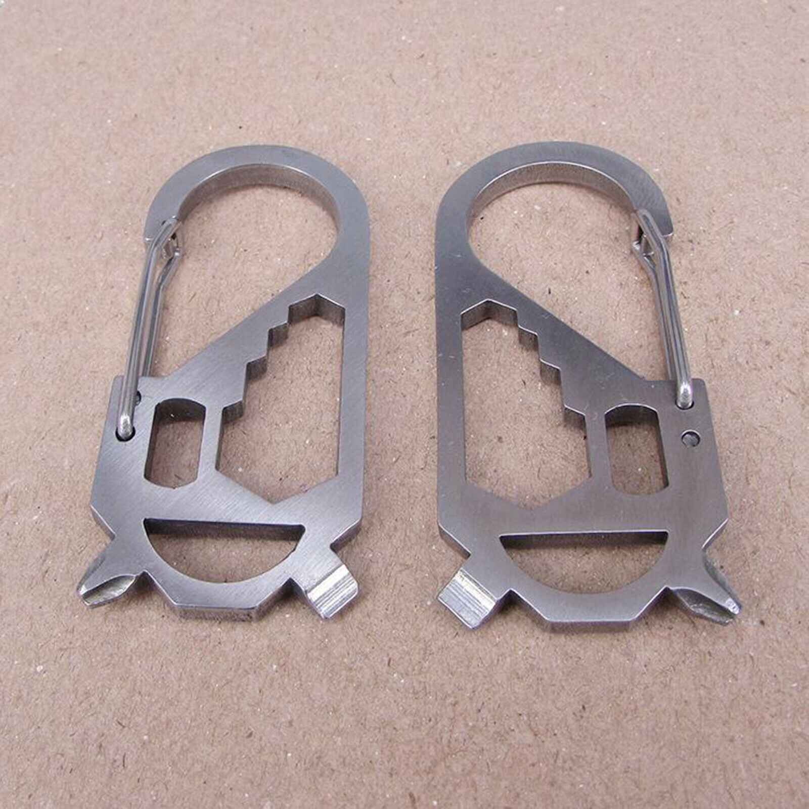 Snap Hook Wrench Screwdriver Large Keyring Hiking Camping Hook Bucket