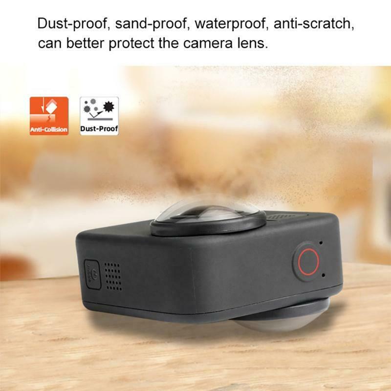 2x Acrylic Camera Lens Cap Dustproof Protective Cover Anti-scratch for GoProMax