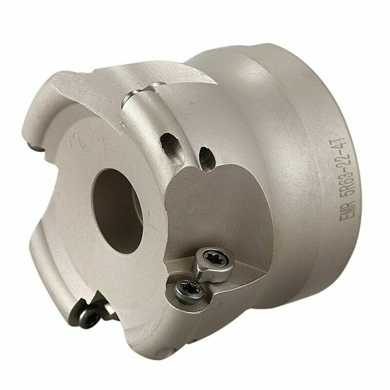 EMR5R63-22-4T 4F Indexable Face End Milling Cutter For RPMW1003 Carbide Insert