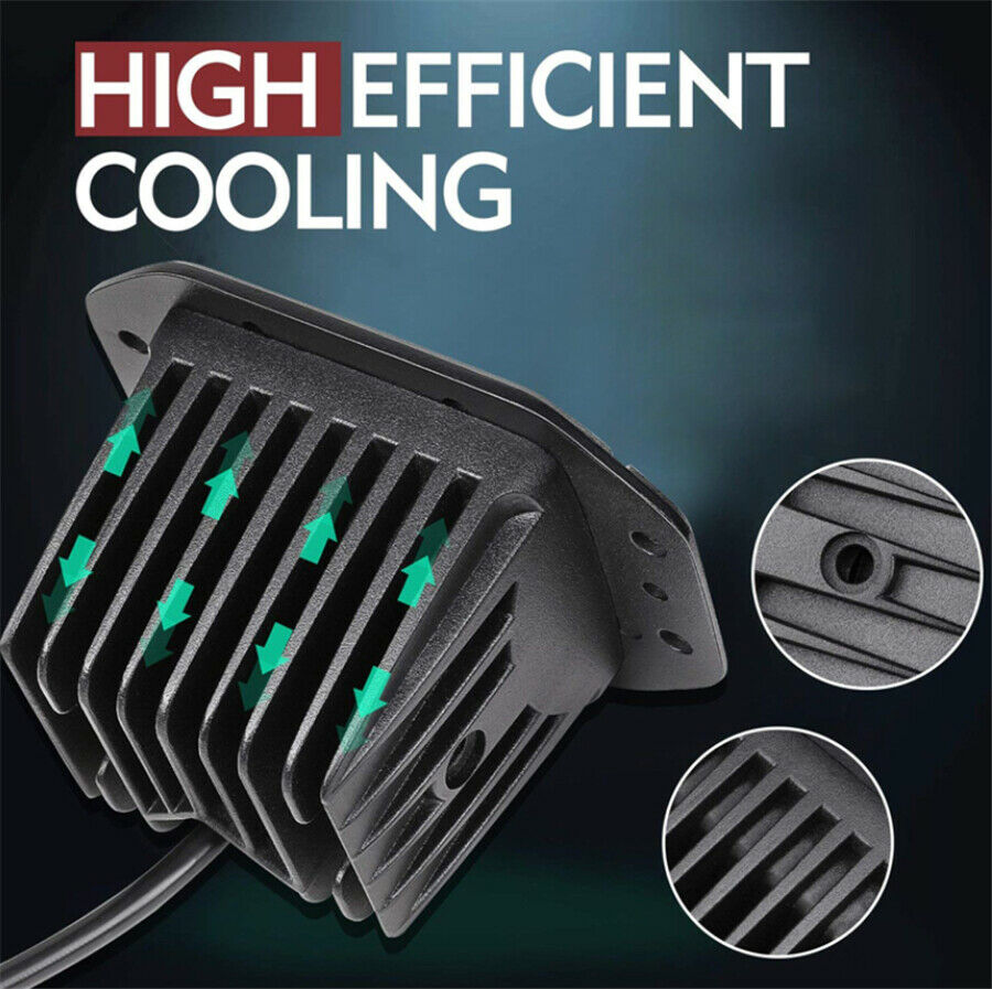 LED Driving Work lights  Reverse Lamps Spot & Flood beam For Truck 4x4 SUV Jeep