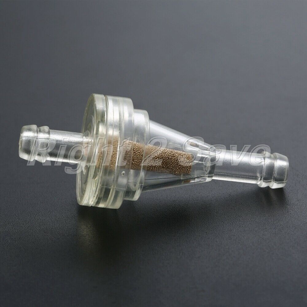 White Motorcycle 1/4" 6mm 7mm Inner Gas Fuel Oil Filter Cleaner for Kawasaki