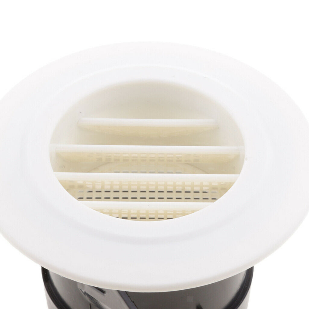 2x 12v White Vent With Fan Rv Trailer Caravan Side Air Ventilation