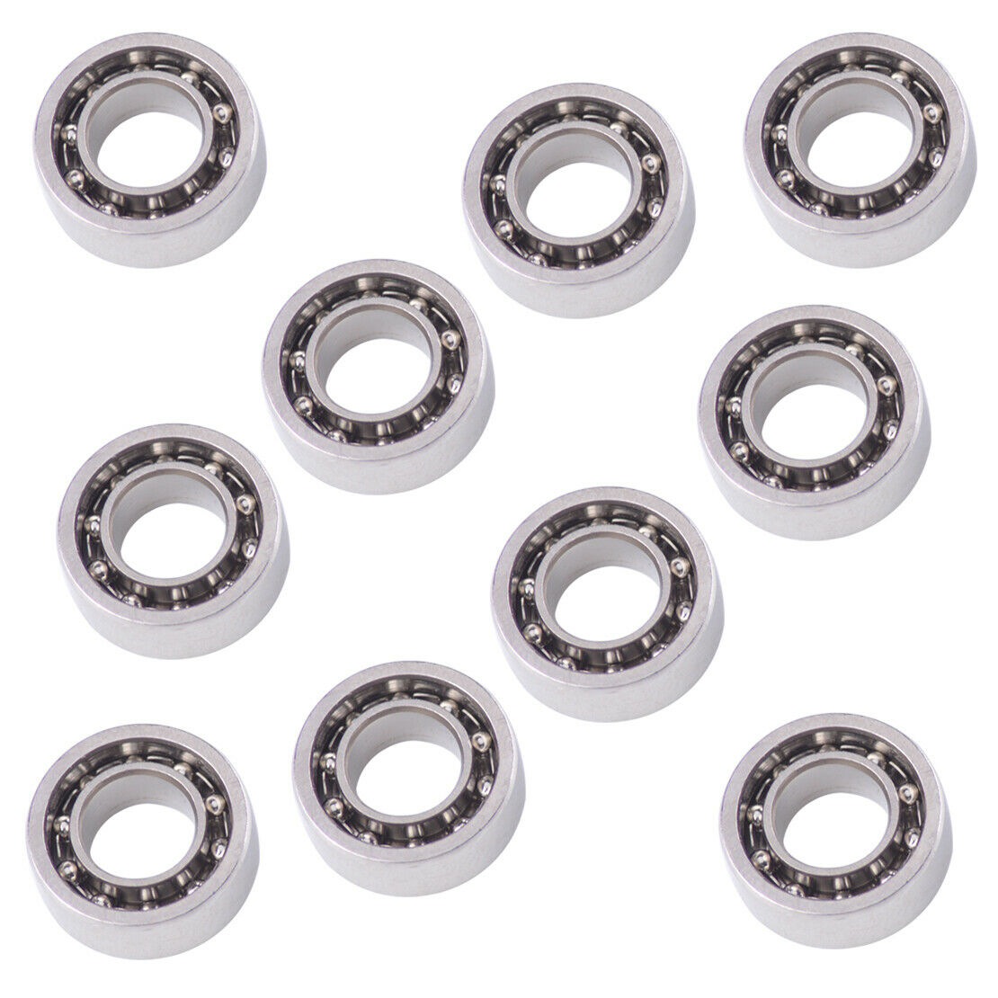 10pcs Bearing High Speed Hybrid Inline 10 Balls fit for Fingertip Gyroscope as