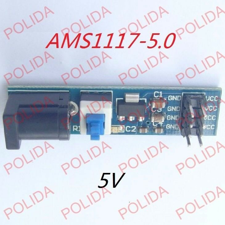 5V Output AMS1117-5.0 DC-DC Step-Down Voltage Regulator Adapter Convertor