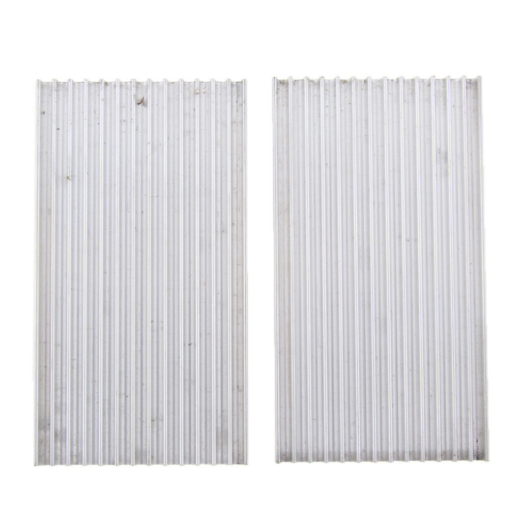 2 Pack 100*55*6mm Cooling Fin, Aluminum Heat Sink Radiator for CPU RAM IC LED