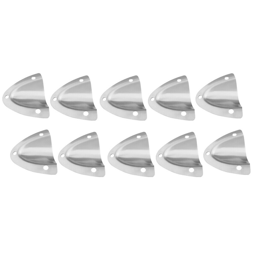 10x Marine Yacht Boat Clam Shell Vent Hose Cover Stainless Steel