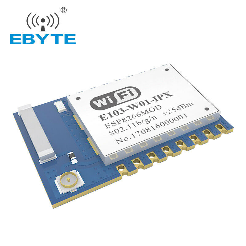 IoT ESP8266 Wireless UART-Wifi Module Transceiver 2.4ghz 20dBm WLAN E103-W01-IPX