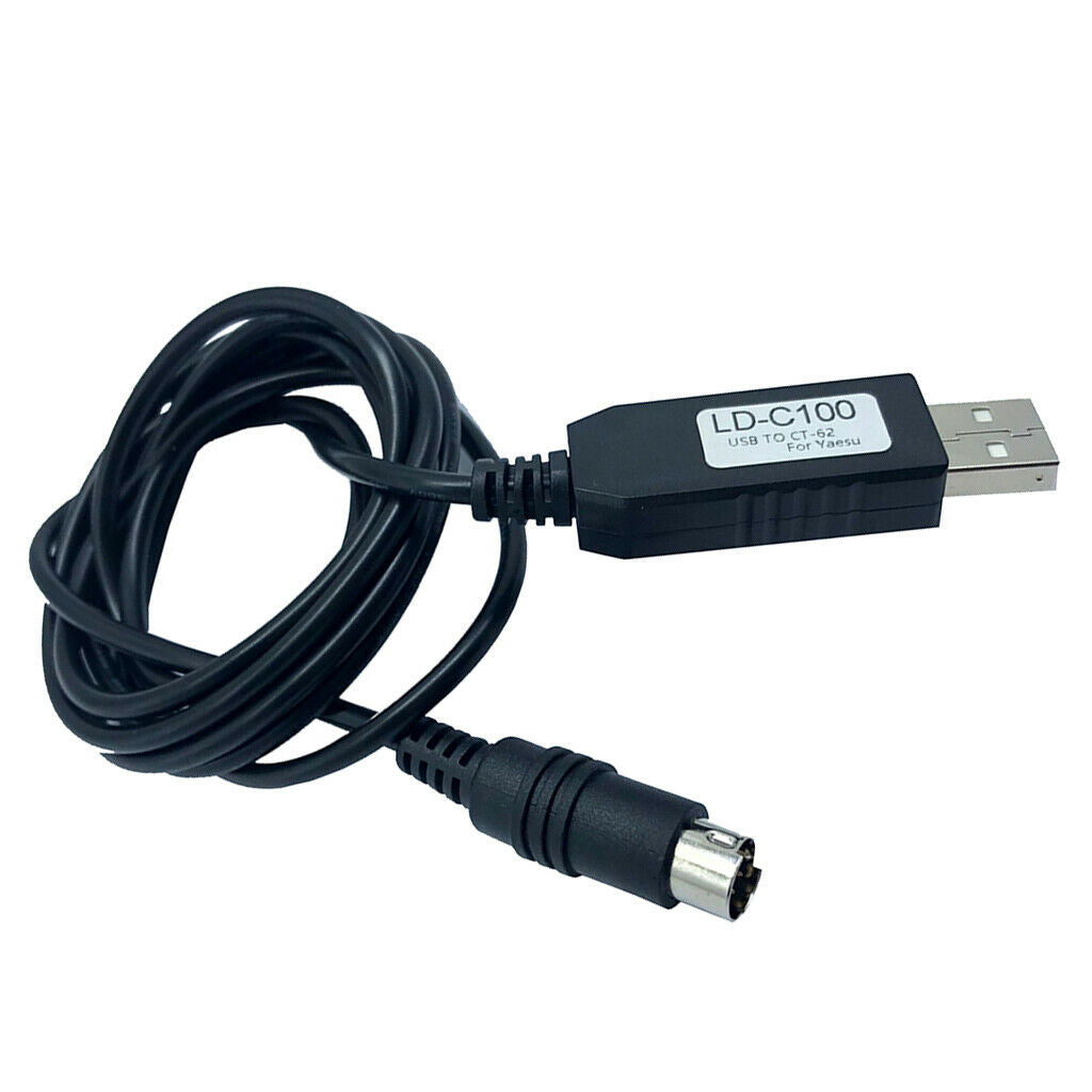 1.5m USB to CAT Din6 Programmed Cable for   TS-790 TS-850 TS-950 .