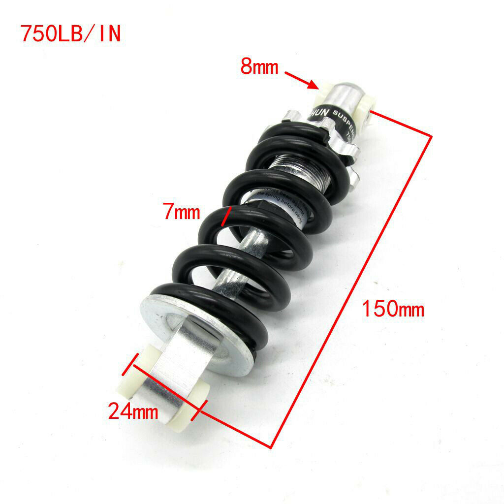 6 inch 150mm Rear Back Shock Absorbers   for ATV Quad Buggy 4 Wheeler