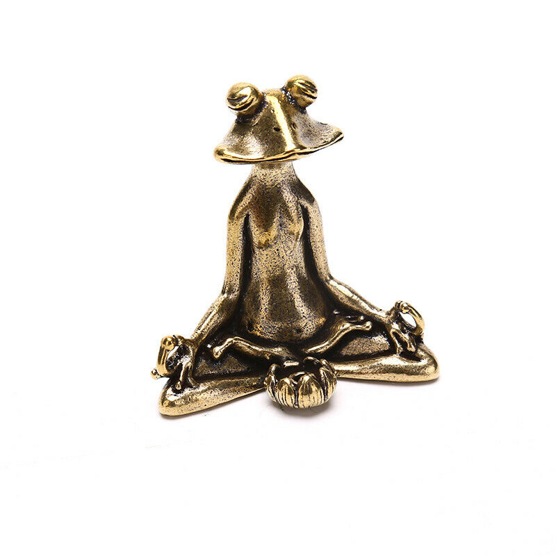1PC Retro Ornament Incense Burner Frog Statue Animal Accessories Sculpture H Kt