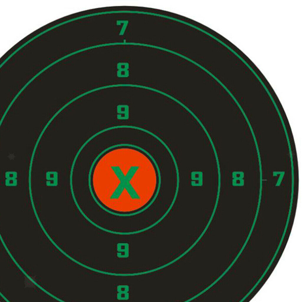 100 Pack 4" Shooting Targets Splatter Shot Gun  Range Paper Target