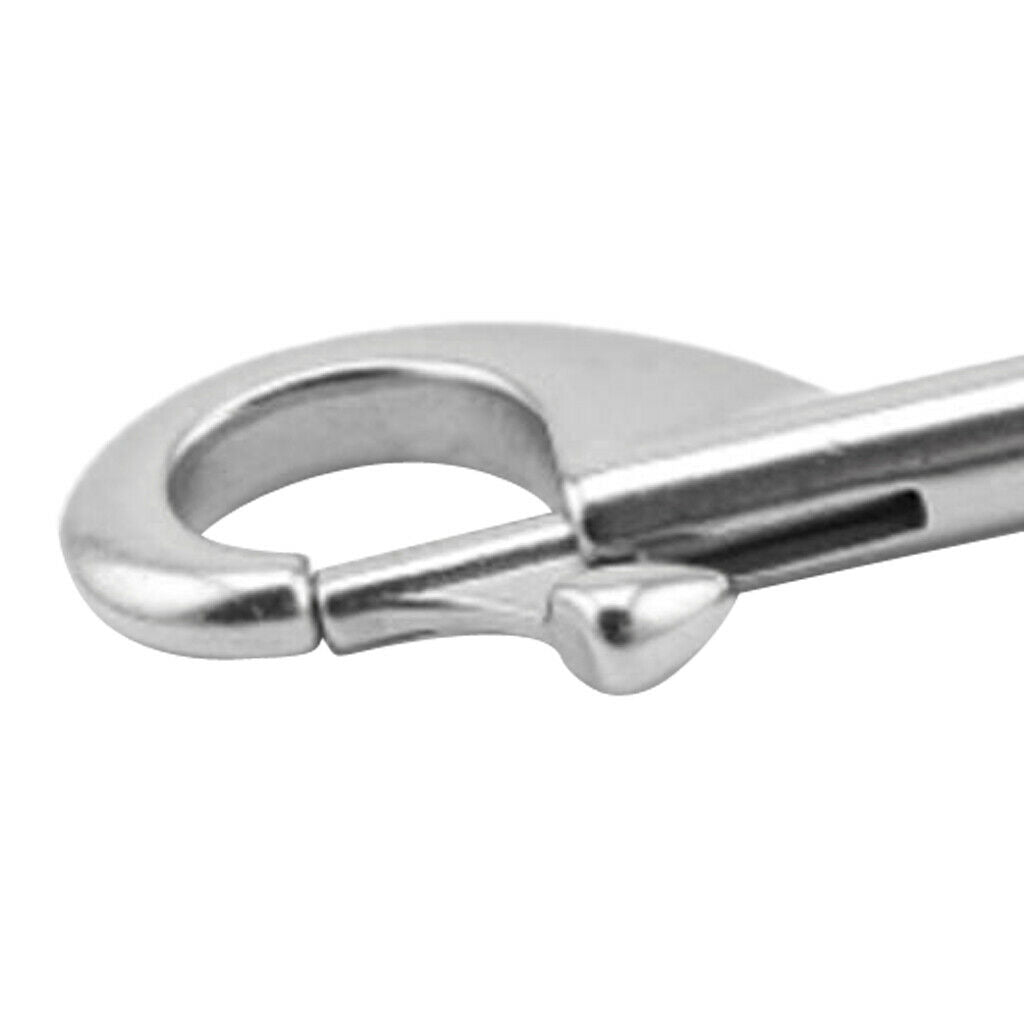 2pcs Stainless Steel Carabiner Hook With Metal Handbag Frame