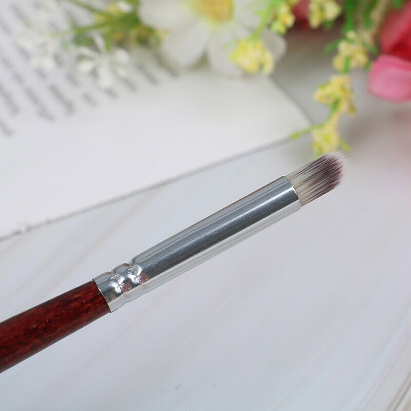Nail Art UV Gel Brush Wood Handle Angle Manicure Gradient Dizzy Dye Pen.E g Ad