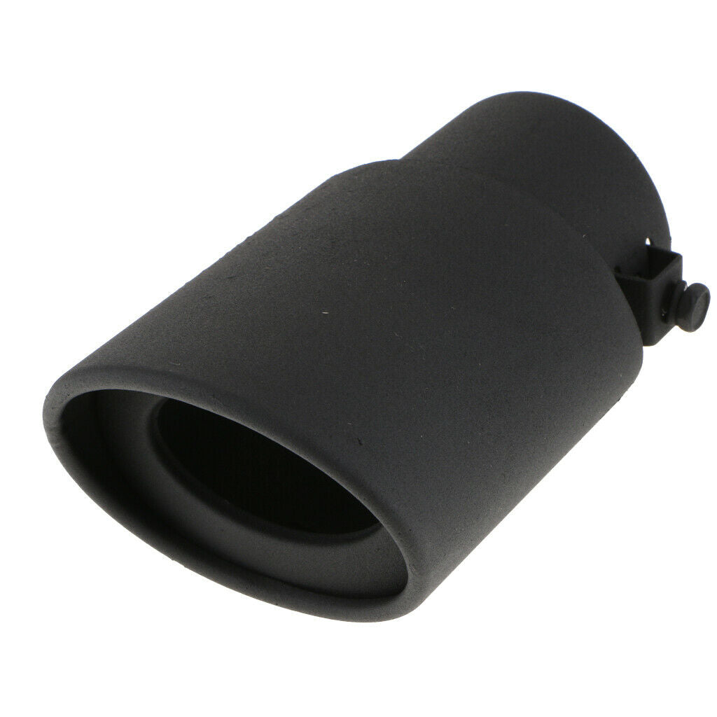 Car Truck Auto Universal Round Stainless Steel Muffler Exhaust Pipe Silencer