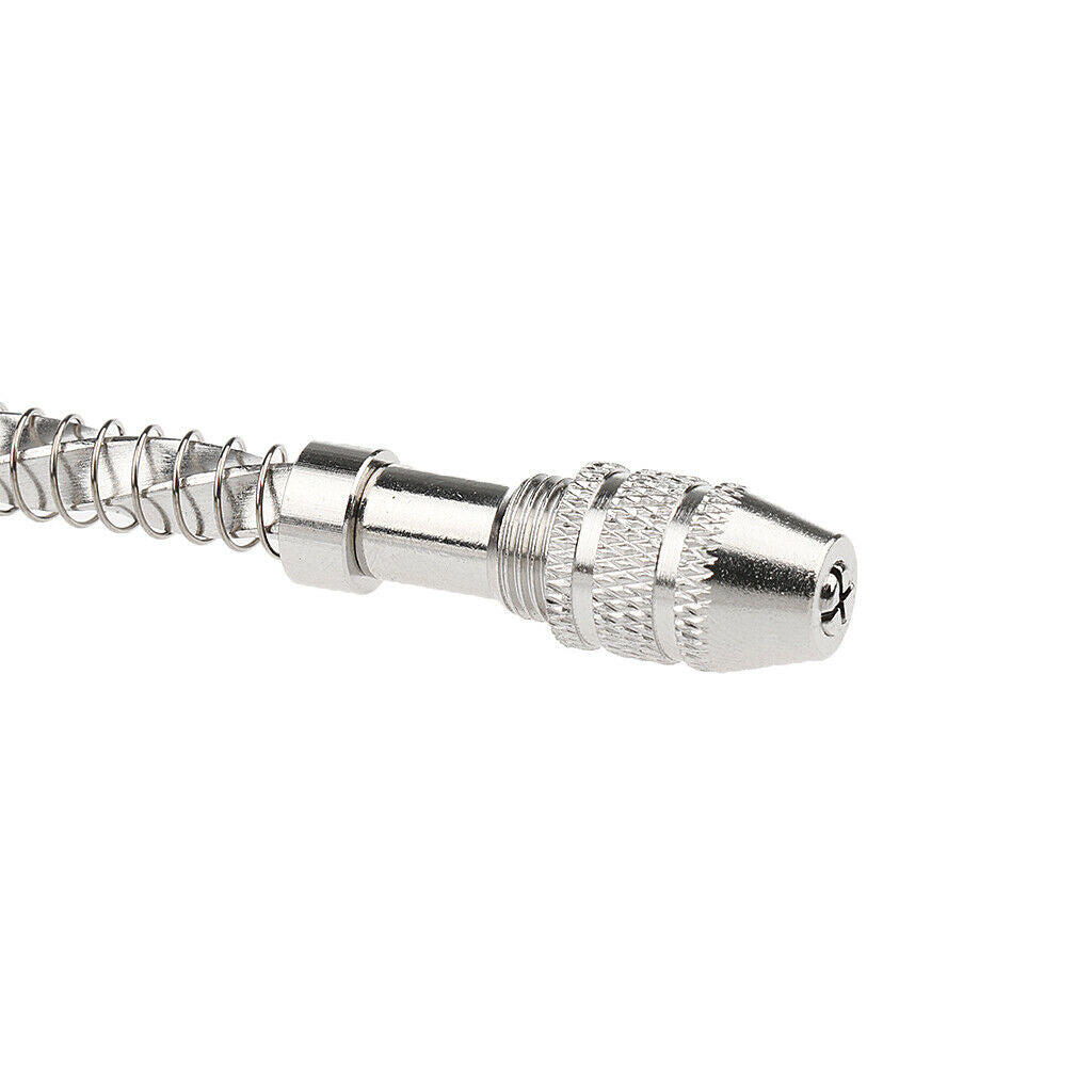 Mini Pin Vise Spiral Hand Push Drill Chuck for Jewelry Tool Micro Twist Bit