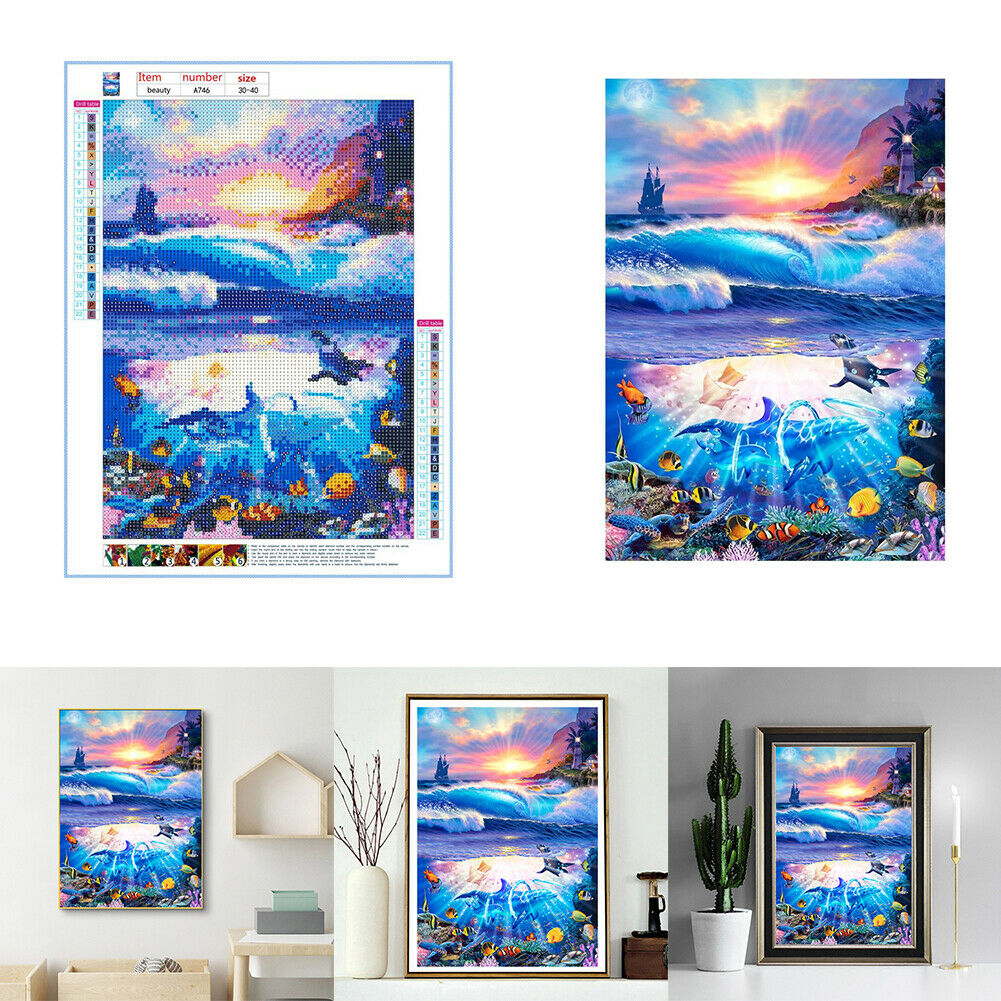 5D Diamond Painting Private Custom Photos Full Round Diamond Sewing Cross^Stitch
