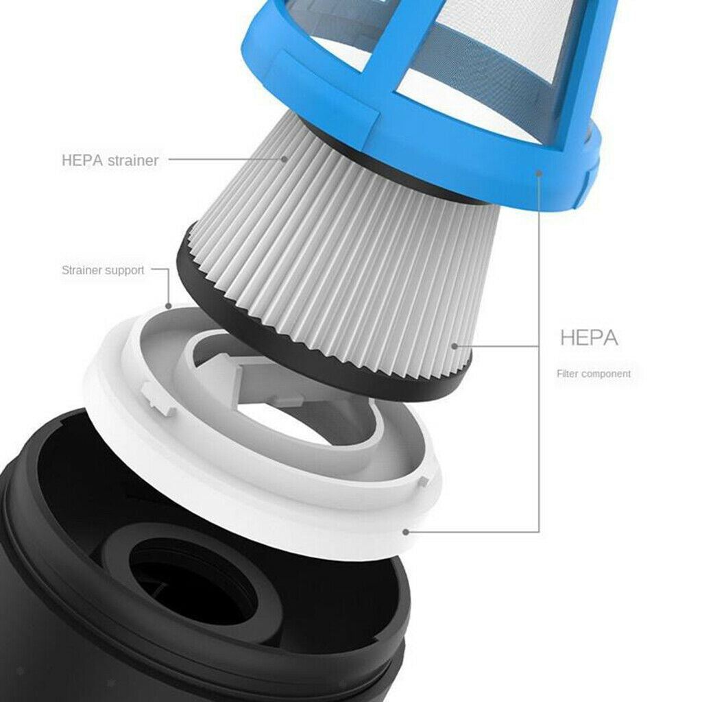 Cordless Handheld Vacuum Cleaner 80W Powerful Car Vacuum Cleaner Quiet Dry/ Wet