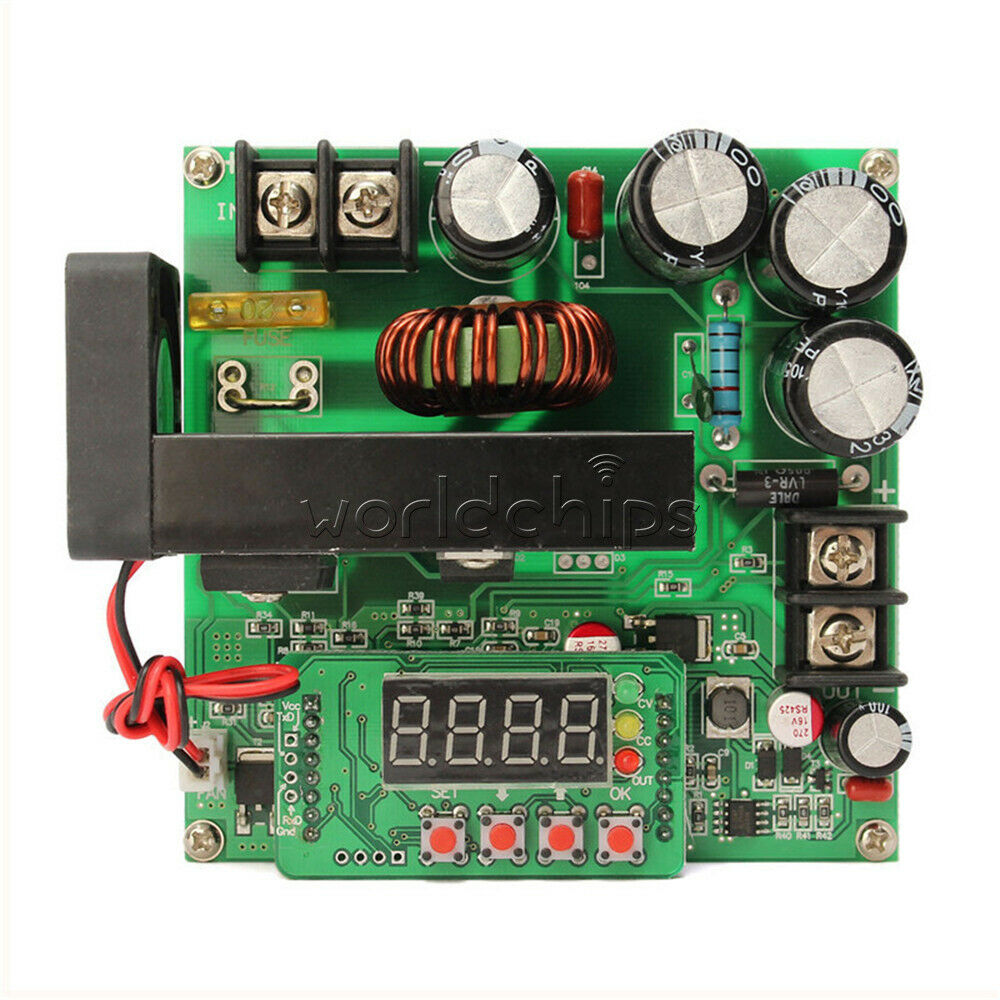BST900W digital display Boost Converter DC-DC 8-60V Step up 10-120V Solar Charge