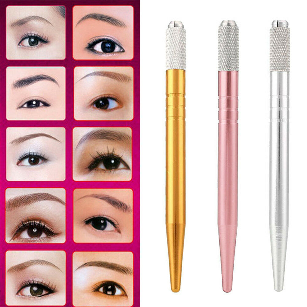 1xNEWMicroblading Tattoo Machine Permanent Makeup Eyebrow Tattoo Manual Pen TOOL
