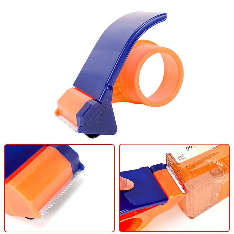 2" Width Orange Strength Sealing Apparatus Tape Cutter Tape Dispenser Pac.l8