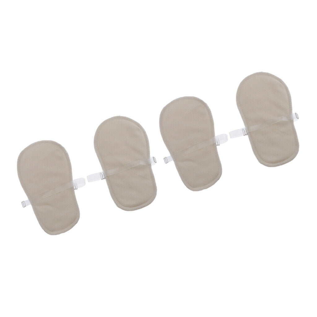 4PCS Washable Comfort Underarm Armpit Sweat Absorbent Guards Shields Pads