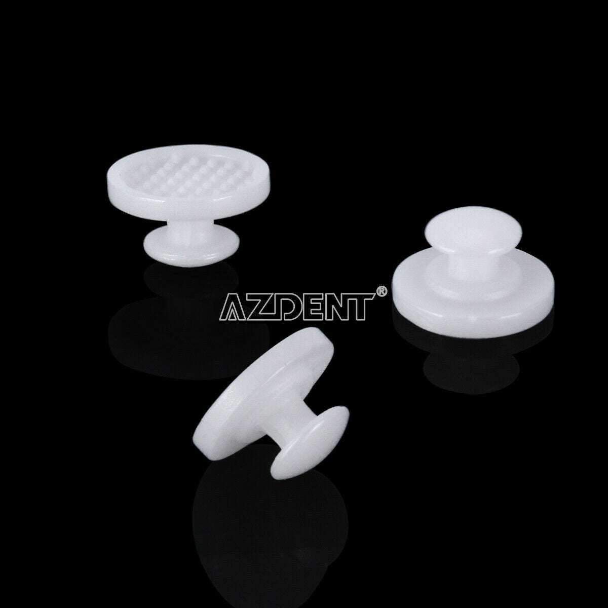 10 X Dental Orthodontic Composite Ceramic Lingual Buttons Bondable Round Base