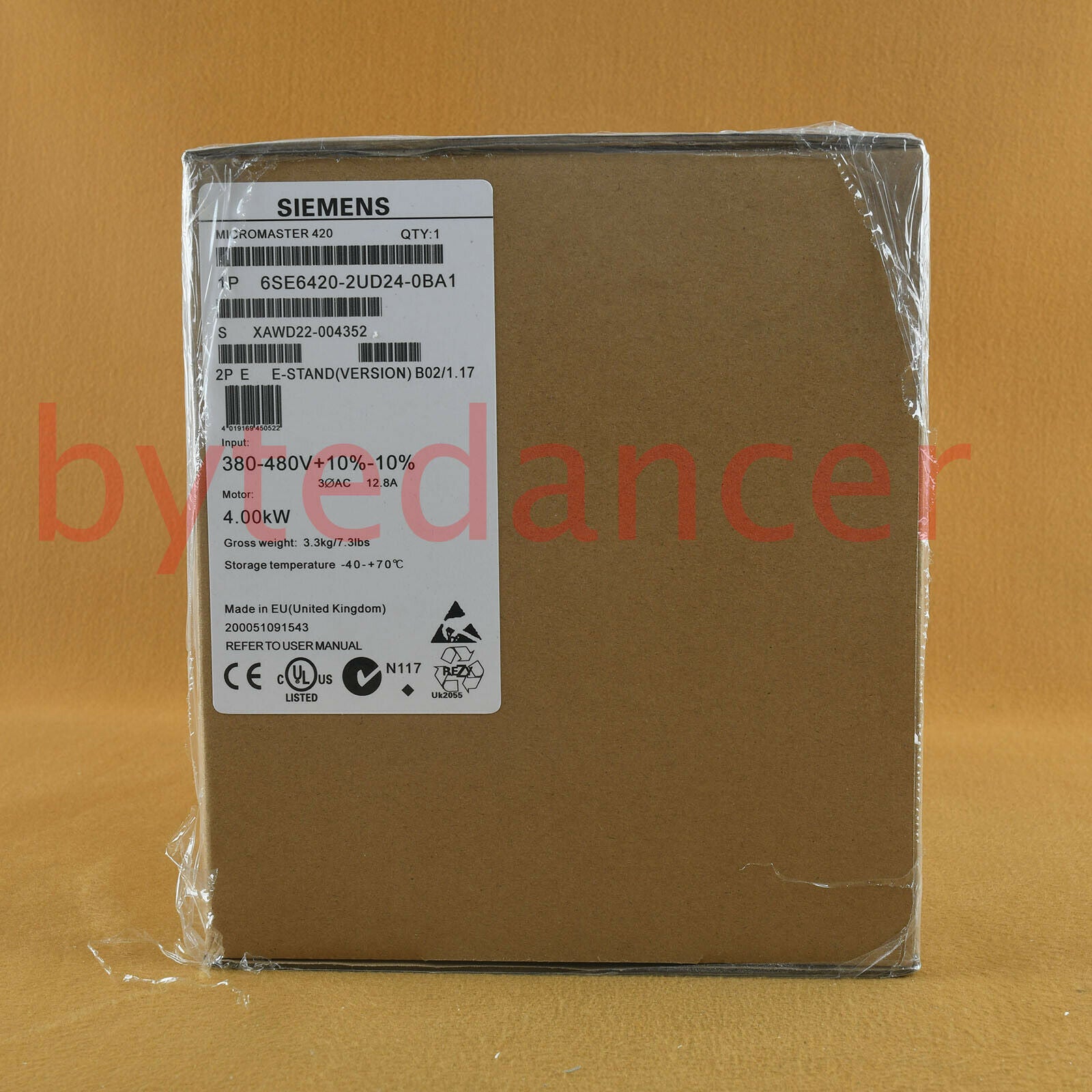 1PC New Inverter 6SE6420-2UD24-0BA1 1 year warranty Fast  SM9T