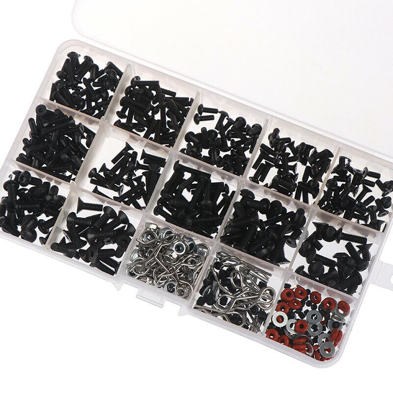 500PCs Repair Tool and Screws Box Set for 1/10 HSP RC .DD