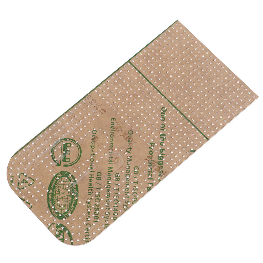 Leather Craft Acrylic Punching Positioning Calculation Ruler Stencil Temp.l8