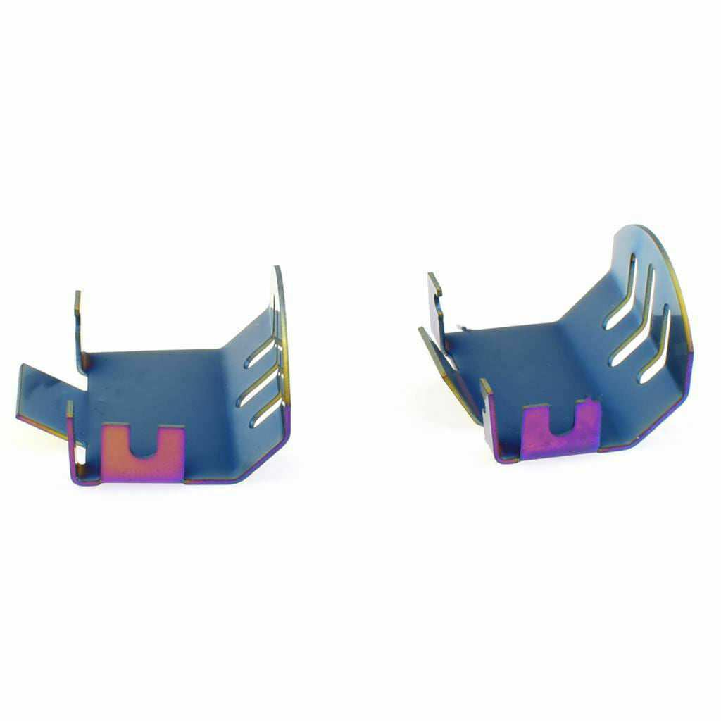 1 Set Stainless Steel Chassis Axle Skid Plates Armor for   TRX4 Parts