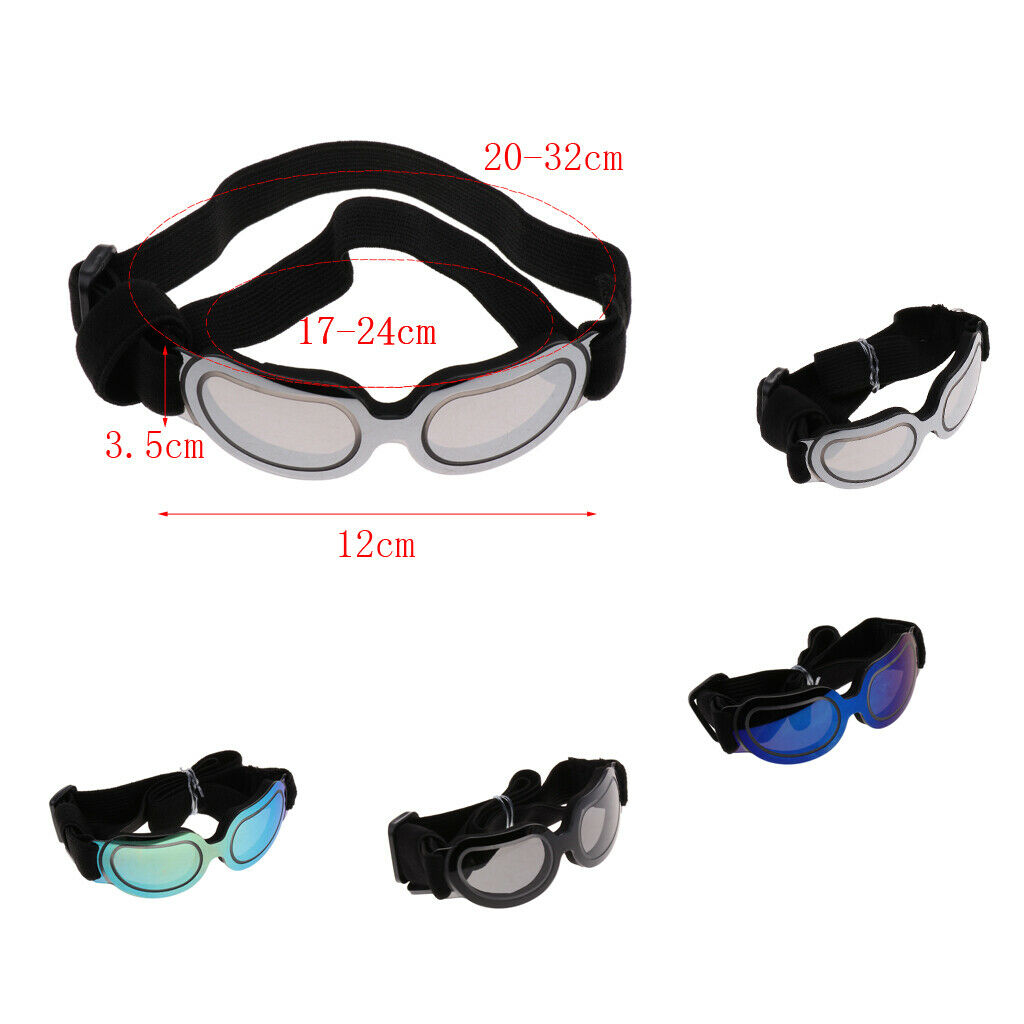 Adjustable Anti-Wind Goggles Pet Dog Eye Protection UV Sunglasses Colorful