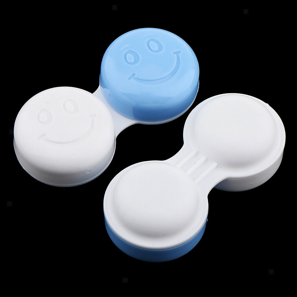 20 Pieces Cute Contact Lens Box Travel Lenses Case Container Holder Storage