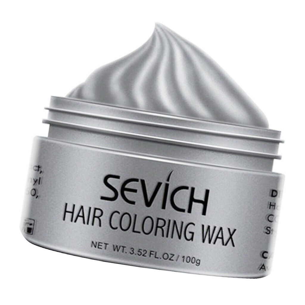 Temporary Color Hair Wax Hair Style Dye Instantly Natural Hair Color Gray