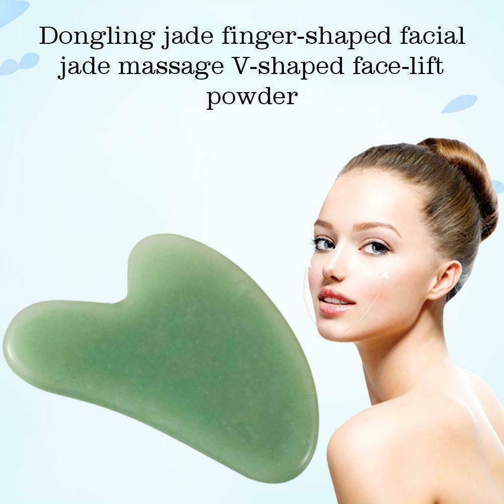 2020 Gua Sha Jade Stone Facial Massage Chinese Natural Board Scraping Care Tool