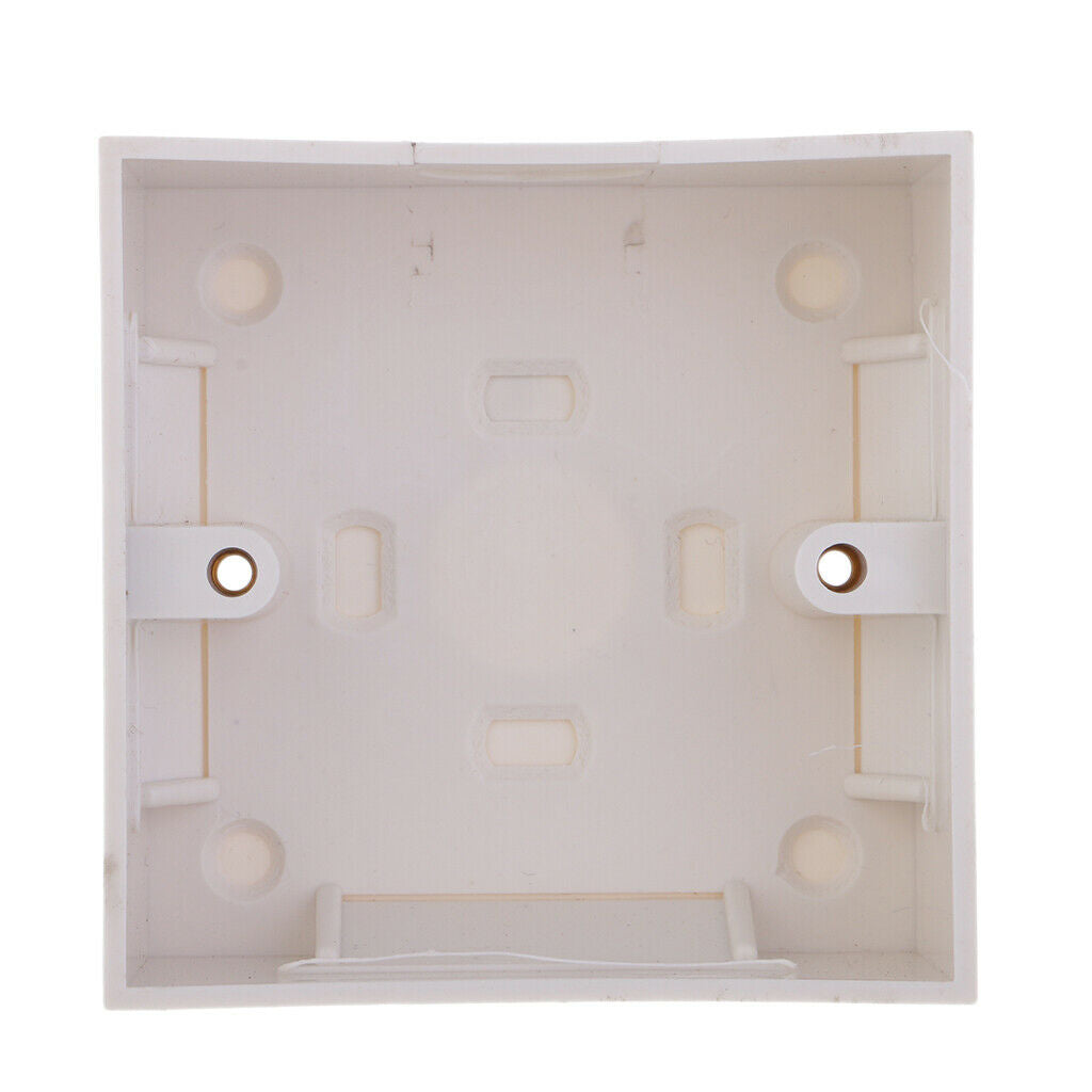 86x86mm Wall Plate Box Profession White Socket Switch Back Box 1Piece