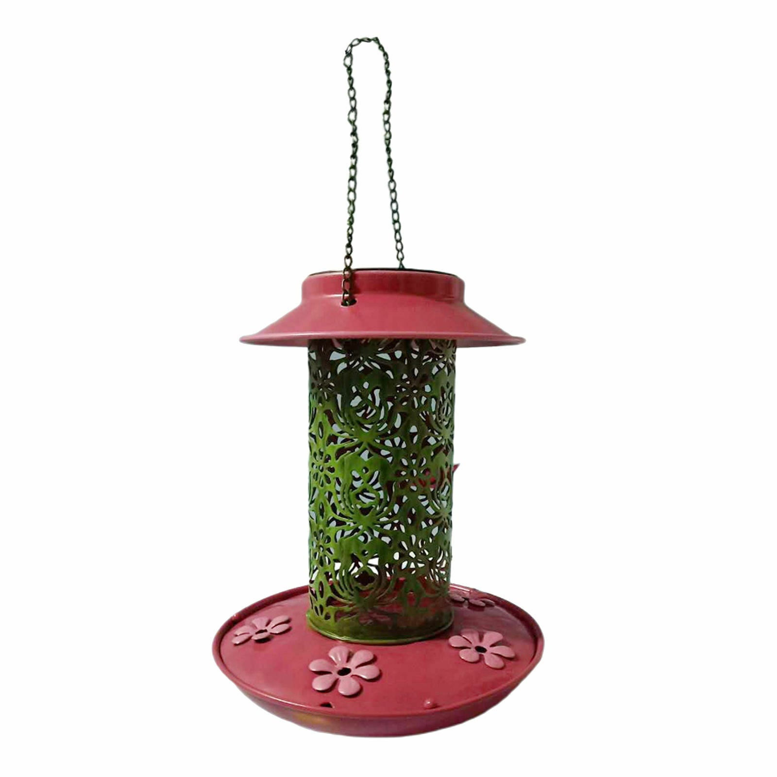 Hanging Solar Bird Feeder with Light for Garden Yard Decoration for Outdoor