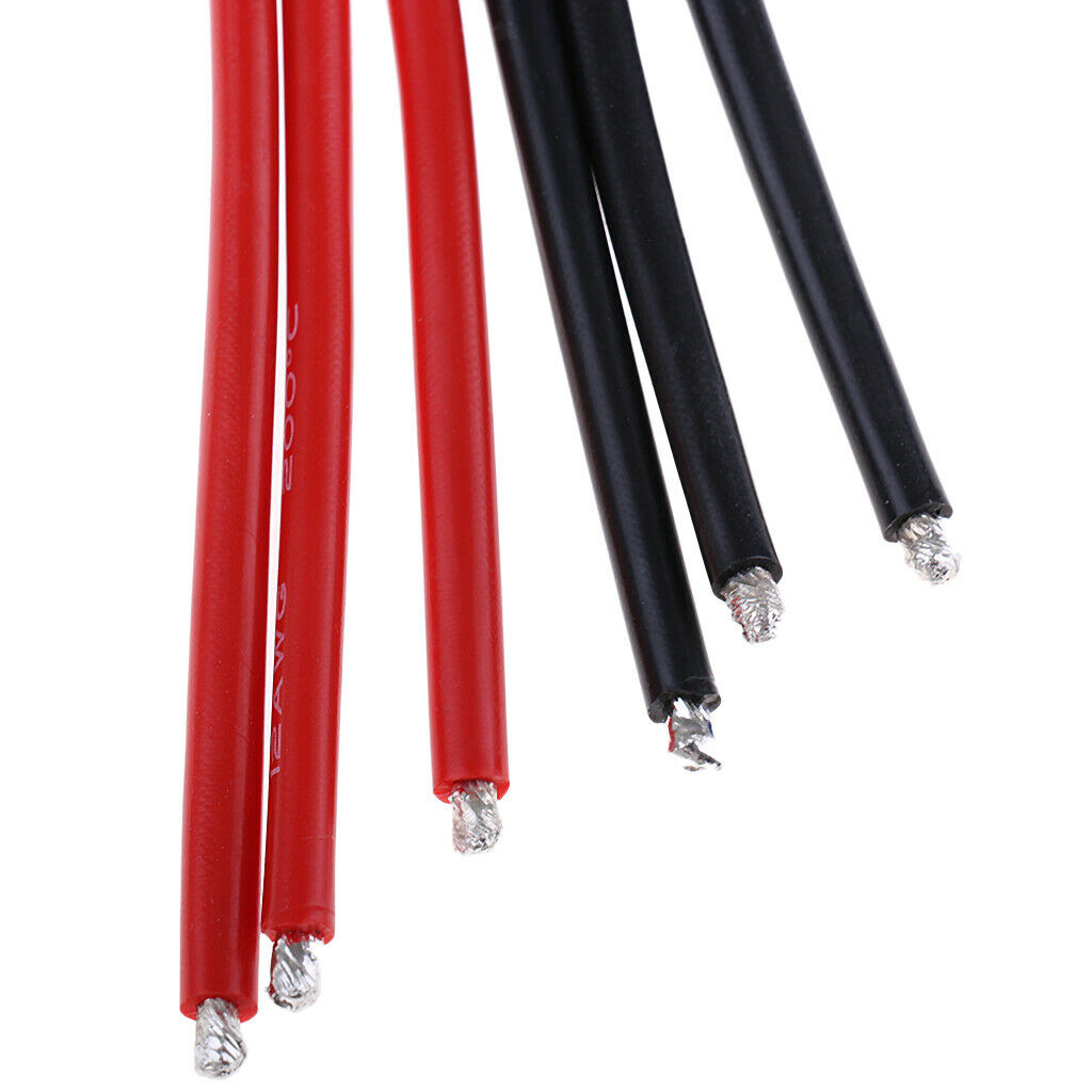 Banana 4mm Bullet Charger Connectors Plug 12AWG Wire Leads for B6 Charger