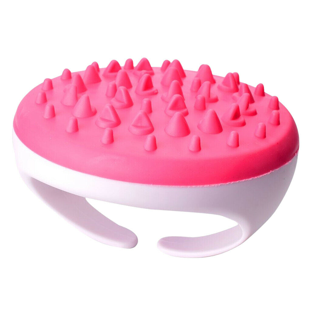 Portable Silicone Multi-function Hair Brush Scalp Body Head Massager Relax