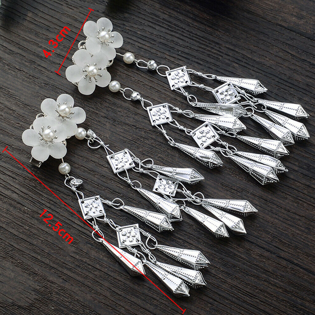 2pcs Classic Flower Hair Clip Hair Accessories