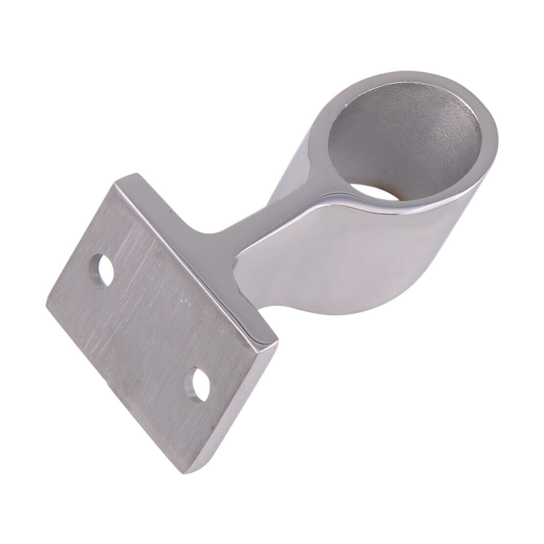 2pcs 316 Stainless 60 Deg 7/8" 22mm End Stanchion Hand Rail Fitting Marine Boat