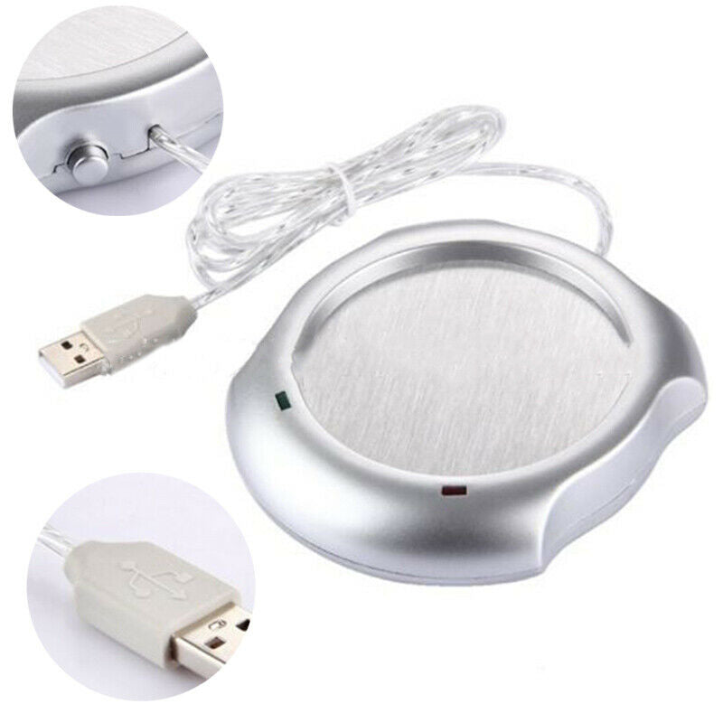 Portable USB Electric Cup Warmer Tea Coffee Beverage Cup Heating Pad MatB^KN SJ
