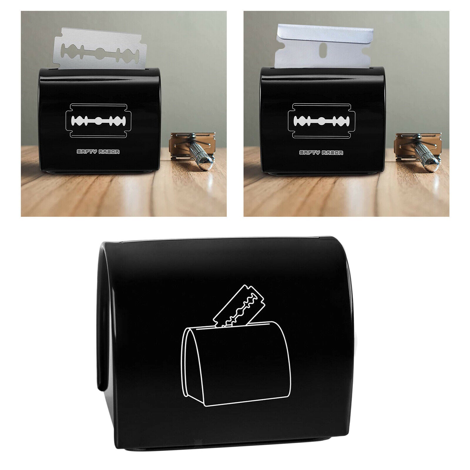 Blade Disposal Case Safe for Travel Double Edge Blades Boxes Container