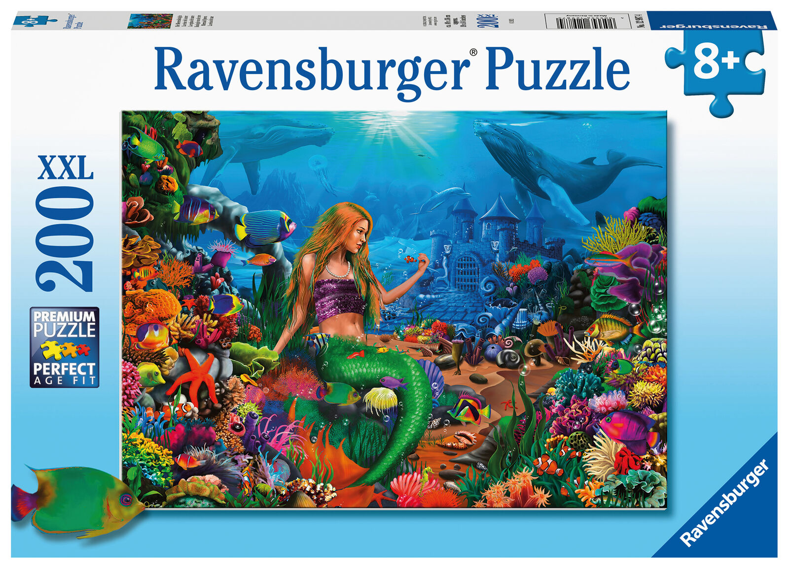 12987 Ravensburger Mermaid Queen Jigsaw Puzzle XXL 200 Pieces Children Age 8yr+
